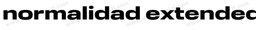 normalidad extended字体转换